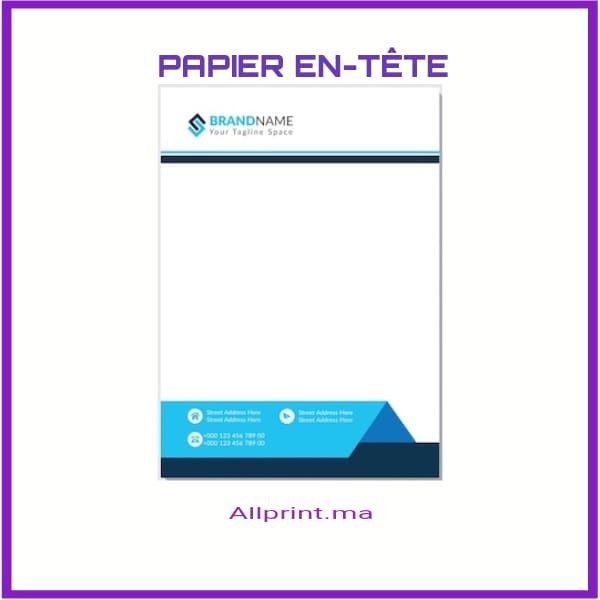 CONCEPTION PAPIER EN TETE