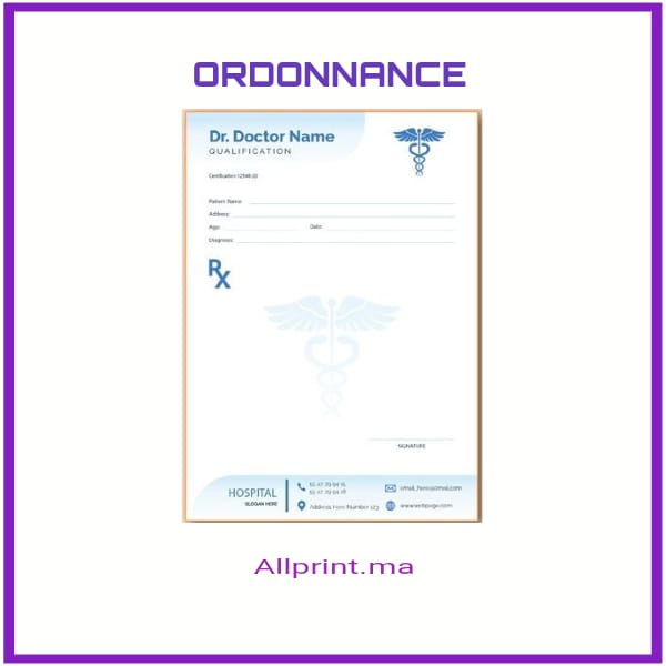 CONCEPTION ORDONNANCE