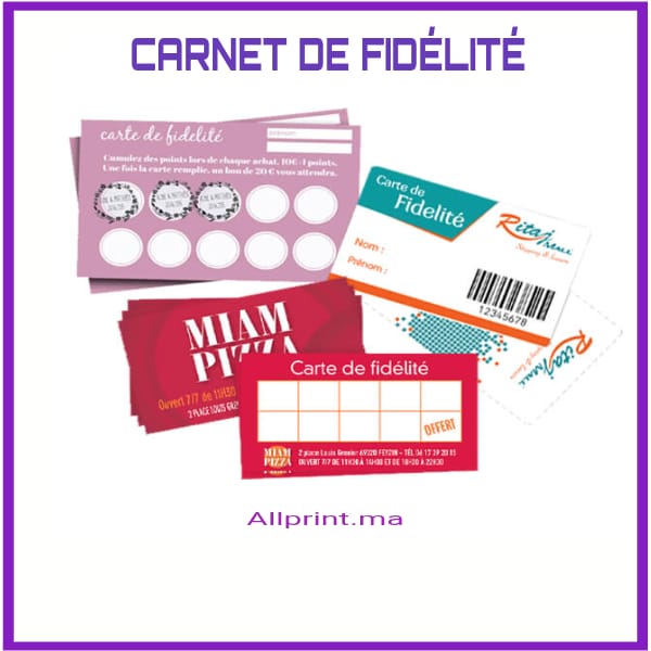 Carte de fidélité