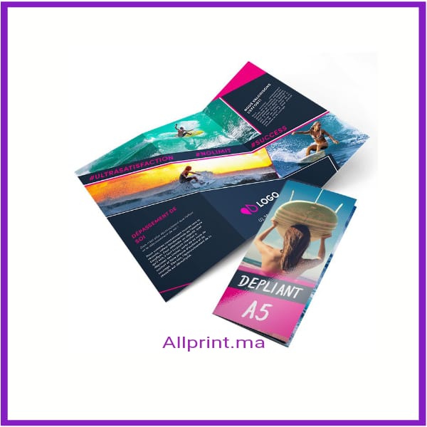 DÉPLIANT 3 VOLETS A5