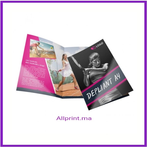 DÉPLIANT 2 VOLETS A4
