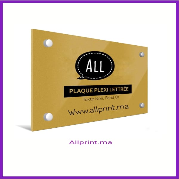 PLAQUE PROFESSIONNELLE